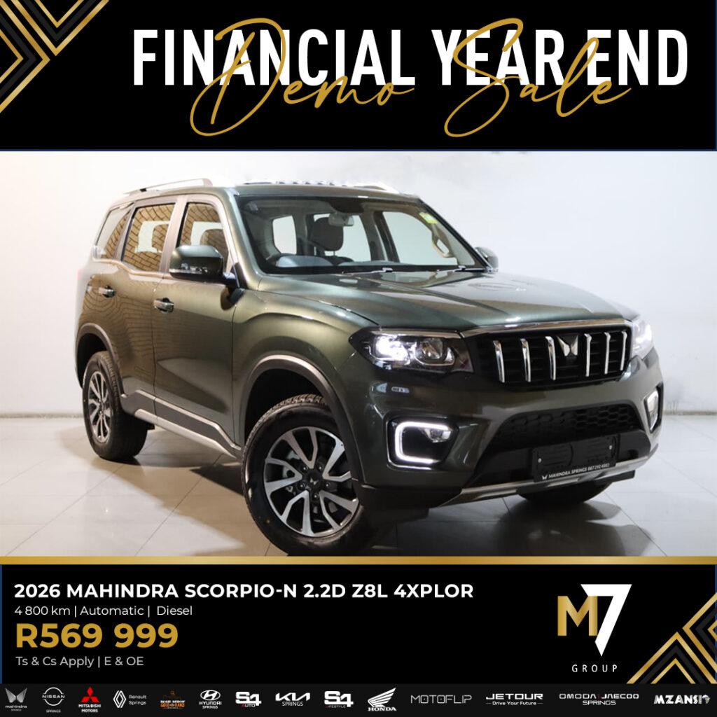 2026 Mahindra Scorpio-n 2.2d Z8l 4xplor